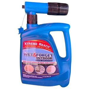 Wet & Forget Outdoor Xtreme Reach 3000 Sq Ft Stain Remover Bleach Free 68 Oz New
